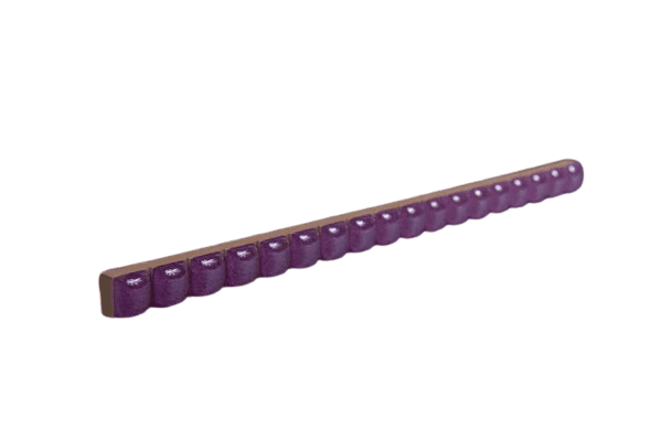 картинка Бордюр Бусинка 0,7х25 фиолетовый люстрированный от магазина АСЯ