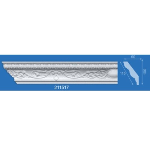 картинка Плинтус потолочный 211517 2,0м (60х100) мм от магазина АСЯ