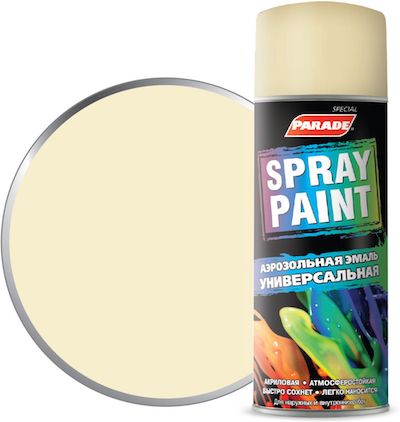 картинка Эмаль PARADE Spray Paint слоновая кость, 520 мл от магазина АСЯ