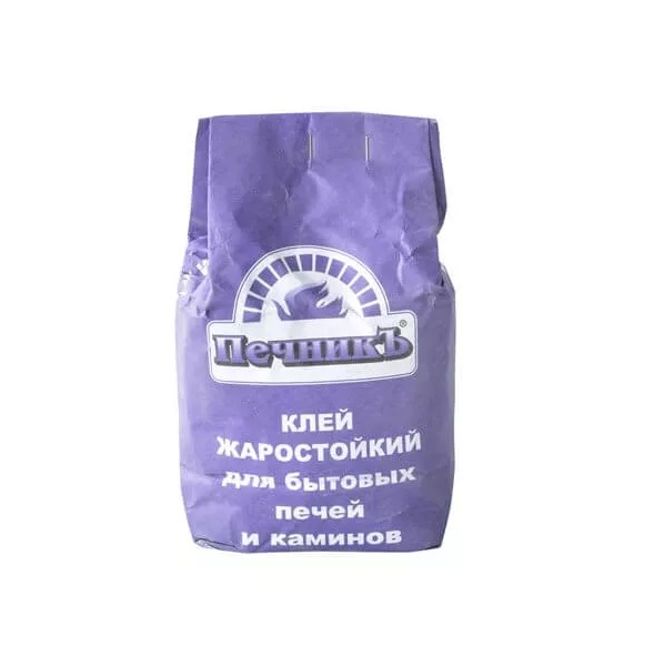 картинка Клей для печей и каминов жаростойкий Печникъ 3кг от магазина АСЯ