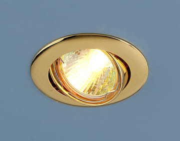 картинка Светильник точечный 104S MR16 GD золото от магазина АСЯ