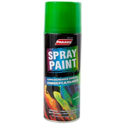 картинка Эмаль PARADE Spray Paint зеленая, 520 мл от магазина АСЯ