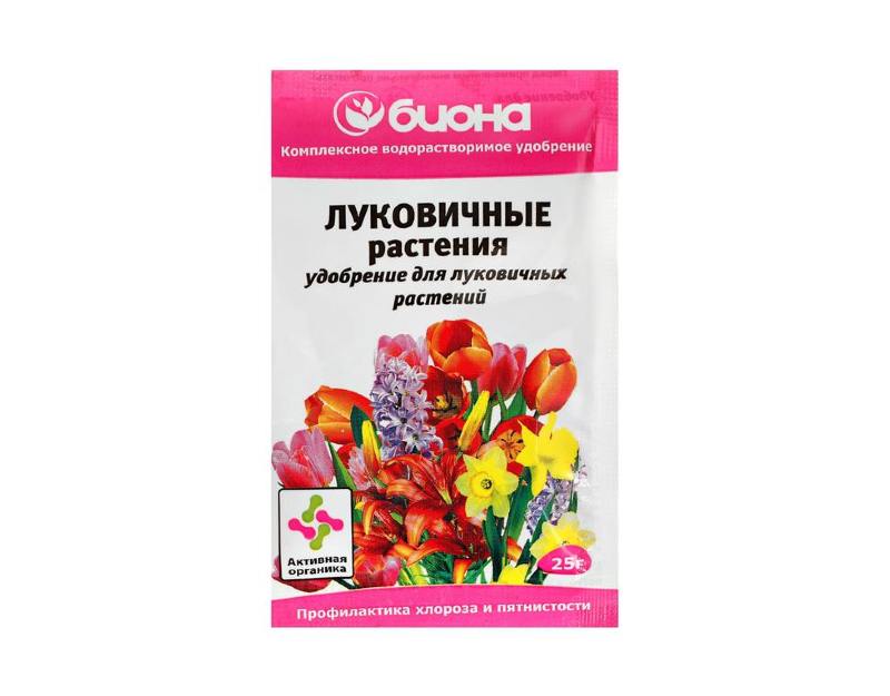 картинка Удобрение комплексное "Биона" для луковичных растений, 25 г от магазина АСЯ