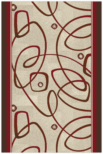 картинка Дорожка ковровая 1м Серпантин от магазина АСЯ