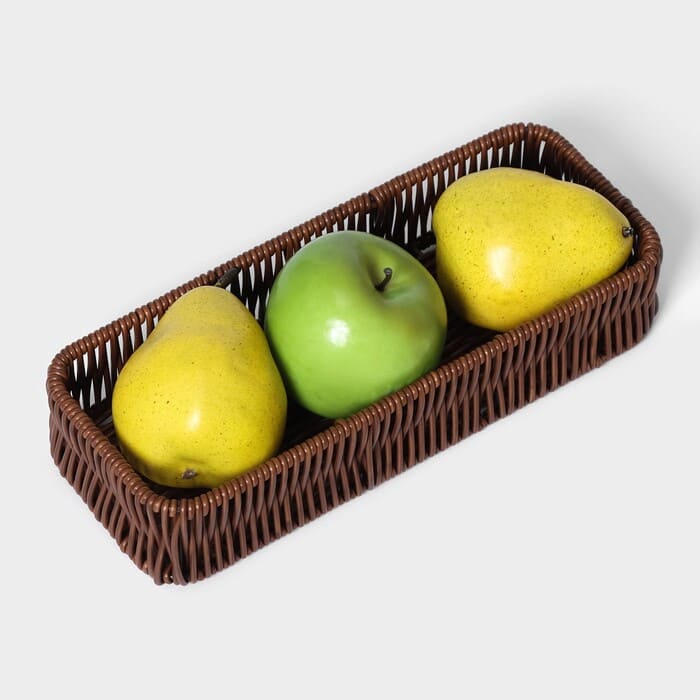 картинка Корзинка для фруктов и хлеба «Огайо» 27.5×11×5.5 см, прямоугольная от магазина АСЯ