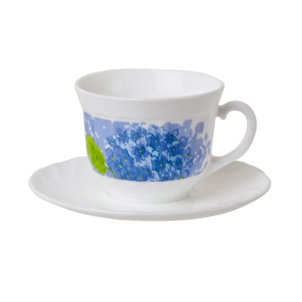 картинка Чайный набор на 6 персон Luminarc Hortensia Blue 220 мл, D7611 от магазина АСЯ