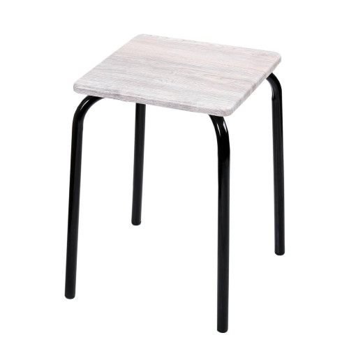 картинка Табурет "Ника комфорт 2" ТКМ2, квадратное сиденье 320х320х440, цвет серый от магазина АСЯ