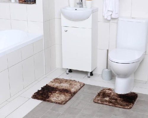 картинка Набор ковриков 2 шт для ванной и туалета 38×40, 40×60 см «Пушистик» от магазина АСЯ