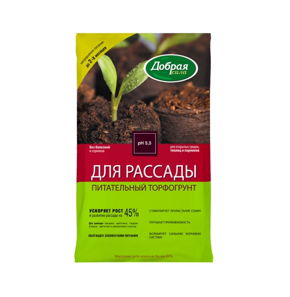 картинка Грунт 5л Добрая сила д/рассады от магазина АСЯ