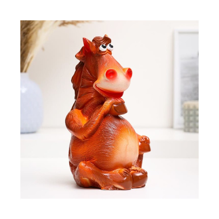 картинка Копилка "Лошадь №2" рыжая 15х14х23см, 284952 от магазина АСЯ