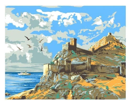 картинка Полотенце «Солнечный Крым», размер 48 × 62 см, микс МТ71-104 от магазина АСЯ