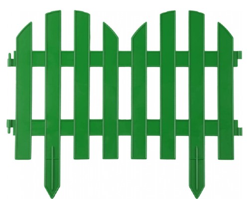 картинка Декоративный забор Grinda Палисадник 28x300 зеленый 422205-G от магазина АСЯ