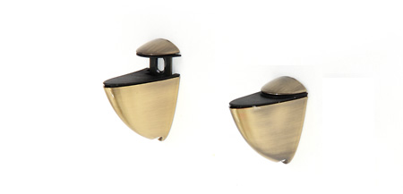 картинка Кронштейн Ларвидж Пеликан L3107AB малый, 50x25x50, антик бронза 2 шт, для полок 4-10 мм от магазина АСЯ