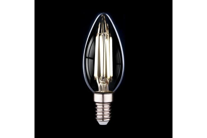 картинка  Лампа свеча 9W 6500K E14 CW35 прозрачный светодиодная от магазина АСЯ