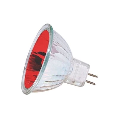 картинка Лампа галогенная MR16/C 220V50W с красным фильтром от магазина АСЯ