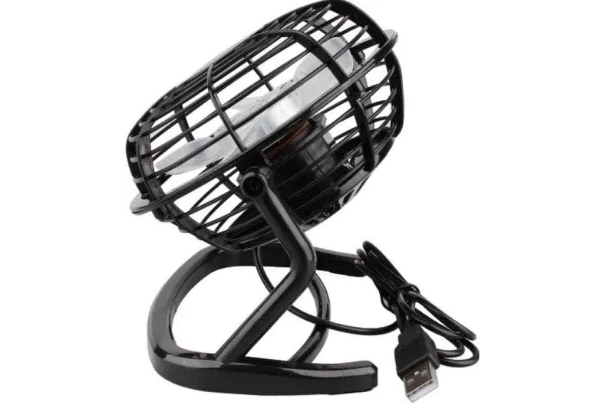 картинка Настольный бытовой вентилятор RIX RDF-1500USB цвет черный от магазина АСЯ