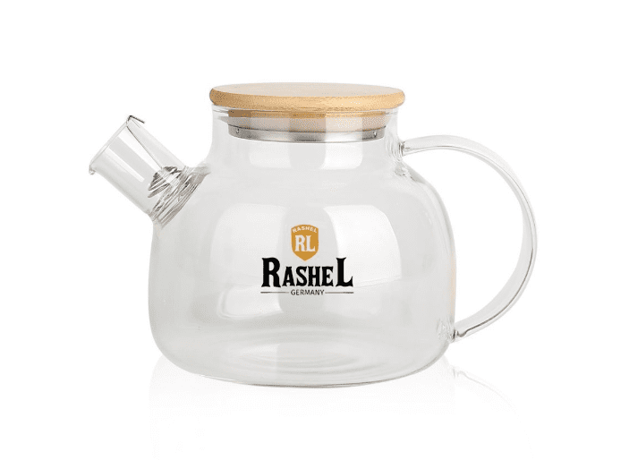 картинка Чайник заварочный, стеклянный 1.5 литра, RASHEL R8350  от магазина АСЯ