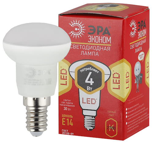 картинка Лампа светодиодная ЭРА LED smd R39-4w-827-Е14 ECO от магазина АСЯ