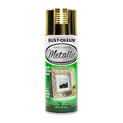 картинка Краска Specialty Metallic Spray золотая с эффектом яркого металлика, 0,312 гр от магазина АСЯ