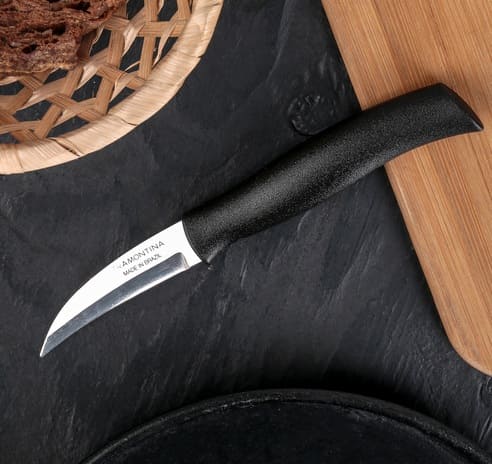 картинка Нож кухонный TRAMONTINA Athus для овощей, лезвие 7,5 см, сталь AISI 420, 2722401 от магазина АСЯ