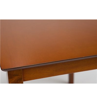 картинка Обеденный комплект эконом Хадсон (стол + 4 стула) Эспрессо, ткань светло-корричневая от магазина АСЯ