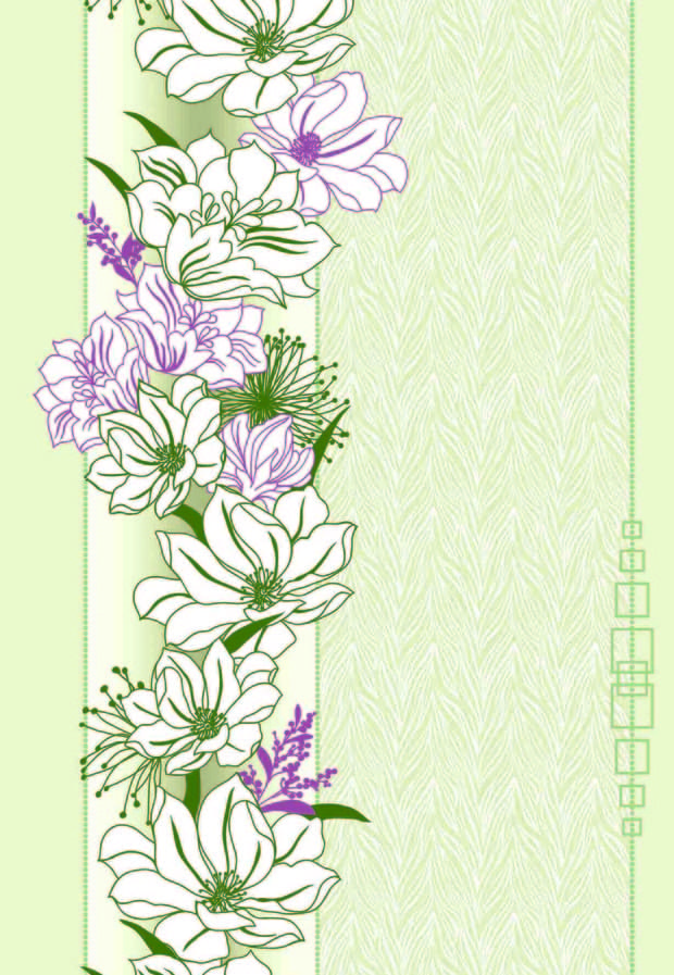 картинка Панель ПВХ цветы 0502/3 2700х250х10мм от магазина АСЯ