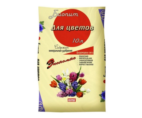 картинка Плодородная смесь для растений Наша Дача "Для цветов", 10л, Биопит от магазина АСЯ