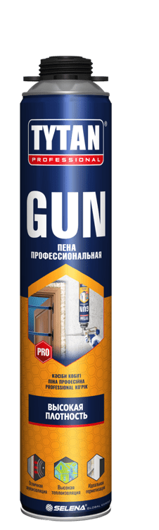 картинка Пена монтажная профессиональная TYTAN PROFESSIONAL GUN 750 мл летняя от магазина АСЯ