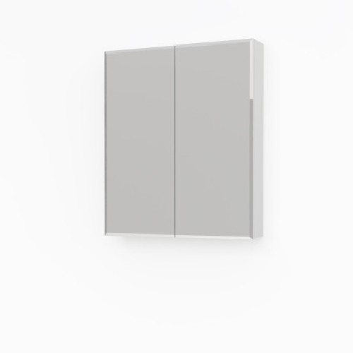 картинка Шкаф зеркальный Лайт 70, белый от магазина АСЯ