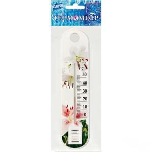 картинка Термометр комнатный П-1/2 "Цветок" (t 0 + 50 С) в блистере от магазина АСЯ