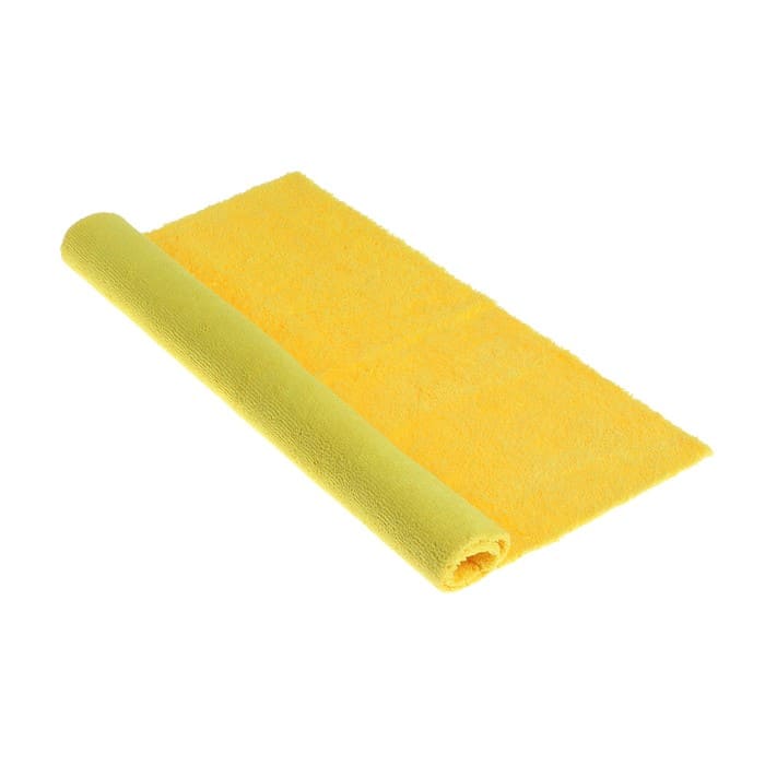 картинка Салфетка из мягкой микрофибры пушистая, полирующая, 40 х 40 см, 400 г/м2, желтая, 10368289 от магазина АСЯ