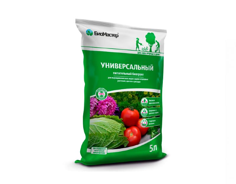 картинка Почвогрунт для садово-огородных растений "Универсальный", ,5 л Биомастер от магазина АСЯ