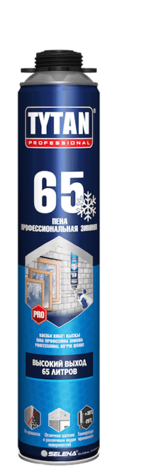 картинка Пена монтажная профессиональная TYTAN PROFESSIONAL 65 зимняя 750 мл от магазина АСЯ