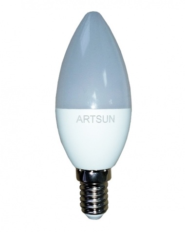 картинка Лампа светодиодная ARTSUN LED B35 8W E27 3000K от магазина АСЯ