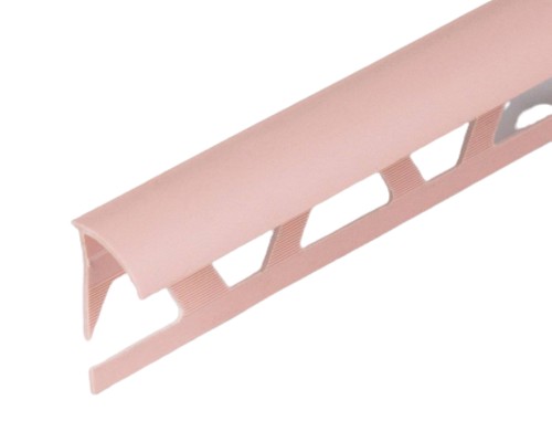 картинка Раскладка ПВХ 7мм наружная розовая 2,5м для плитки от магазина АСЯ