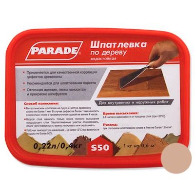 картинка Шпатлевка по дереву PARADE CLASSIC S50 береза 0,4кг от магазина АСЯ