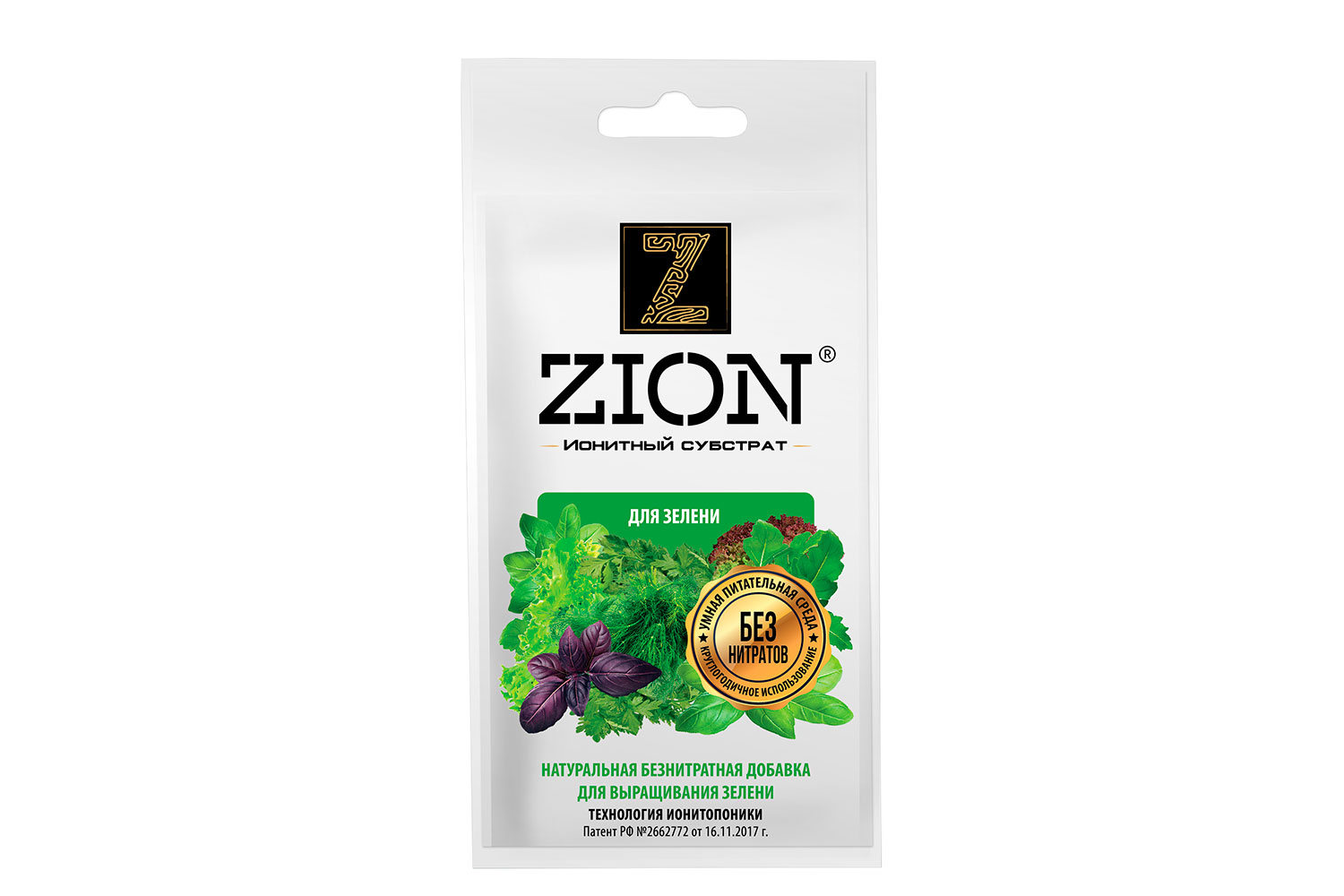 картинка Ионитный субстрат Цион (ZION) для выращивания зелени, 30г от магазина АСЯ