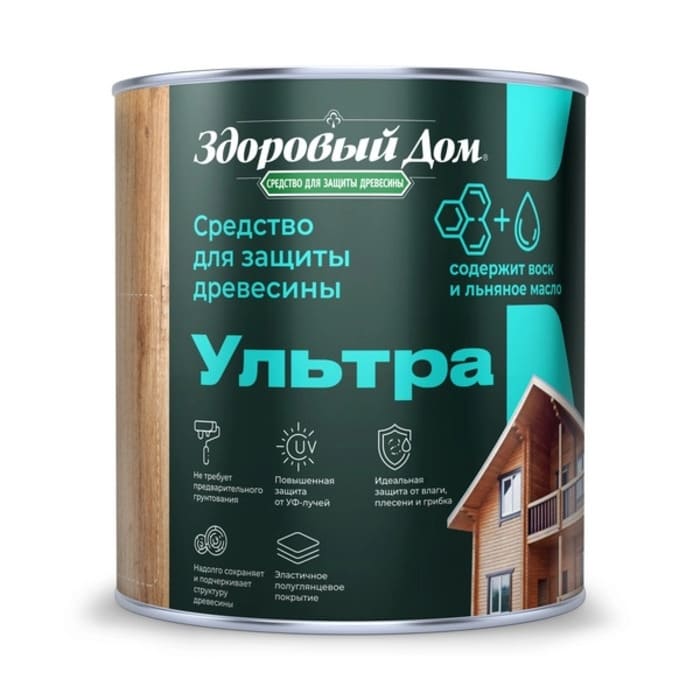 картинка Пропитка Здоровый Дом 0,8 л Ультра Бесцветный от магазина АСЯ