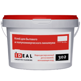 картинка Клей Ideal 302 для напольных покрытий 4кг от магазина АСЯ