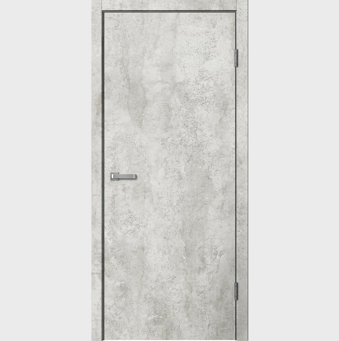 картинка Дверь межкомнатная FD гладкое ПГ цемент светлый 600х2000 глухое, черная кромка от магазина АСЯ