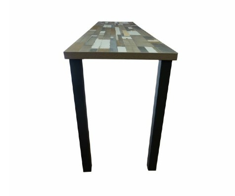 картинка Ножка квадратная для стола Барная в стиле LOFT(Лофт) - черная / Высота 110 см от магазина АСЯ