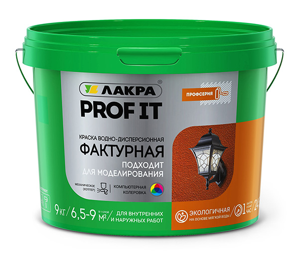 картинка Краска PROF IT фактурная 18кг от магазина АСЯ