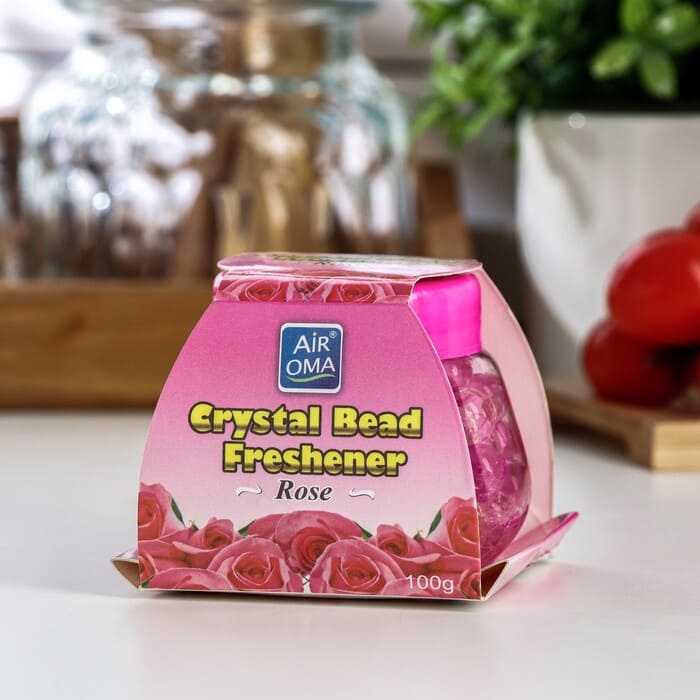 картинка Арома-поглотитель запаха, гелевый, с ароматом розы, 100 г от магазина АСЯ