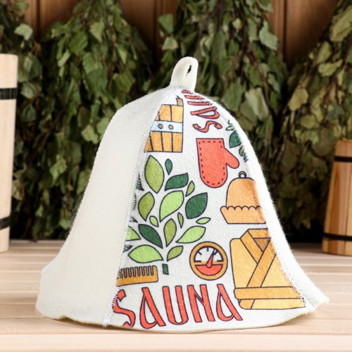 картинка Шапка для бани "Sauna" 9224506 от магазина АСЯ