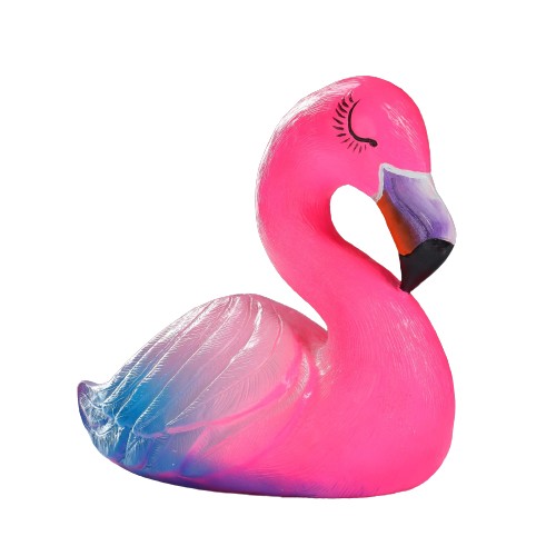 картинка Копилка "Фламинго большой" розовый с фиолетовым 24см, 4849263 от магазина АСЯ