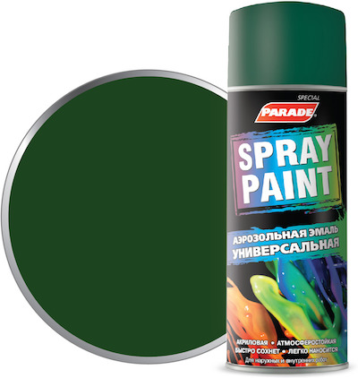 картинка Эмаль PARADE Spray Paint белая глянцевая, 520 мл от магазина АСЯ