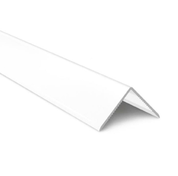картинка Угол Идеал ПВХ 15х15мм, 2,7м, белый глянец от магазина АСЯ